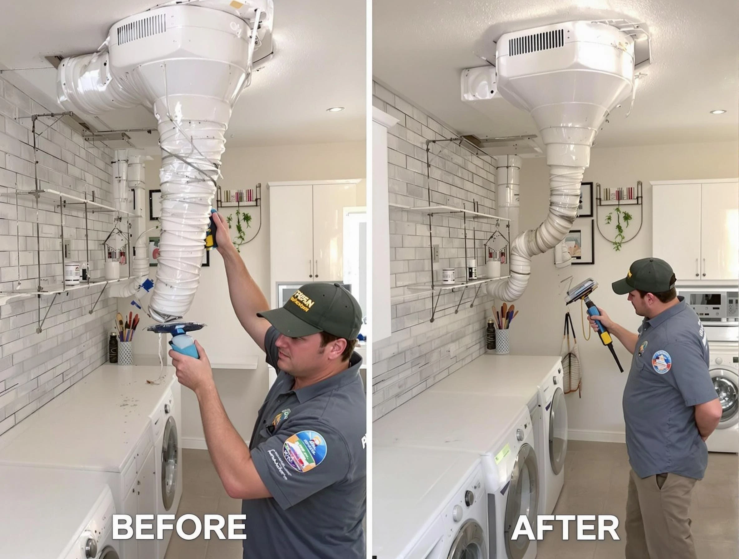 Professional dryer exhaust vent cleaning by Heber Dryer Vent Cleaning in Heber